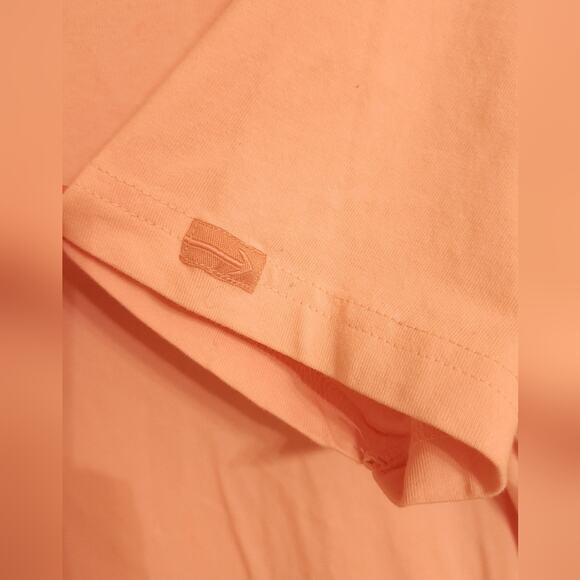 Projek Raw Liquid Cotton Unisex Basic V-Neck Salmon color Relaxed Tee Size Small - Picture 5 of 7